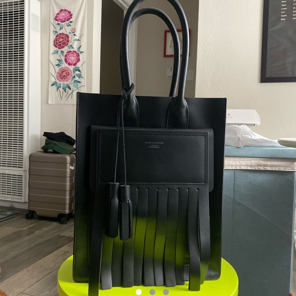 Acne Studios piers loafer tassel bag